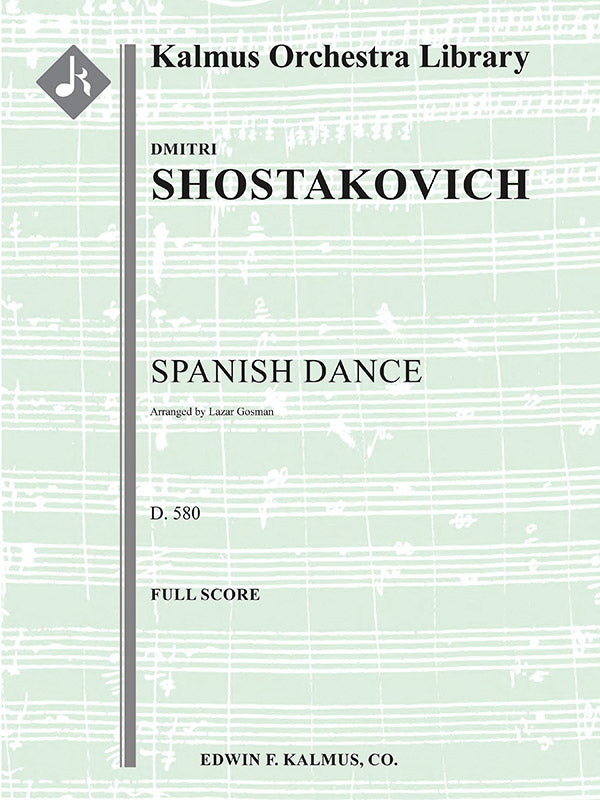 Shostakovich: Spanish Dance, D. 580 (arr. for string orchestra)