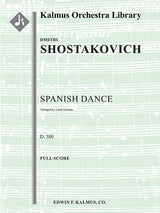 Shostakovich: Spanish Dance, D. 580 (arr. for string orchestra)