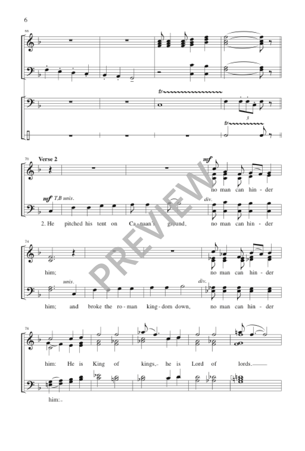 Fanfare and Processional (arr. for SATB and Brass)