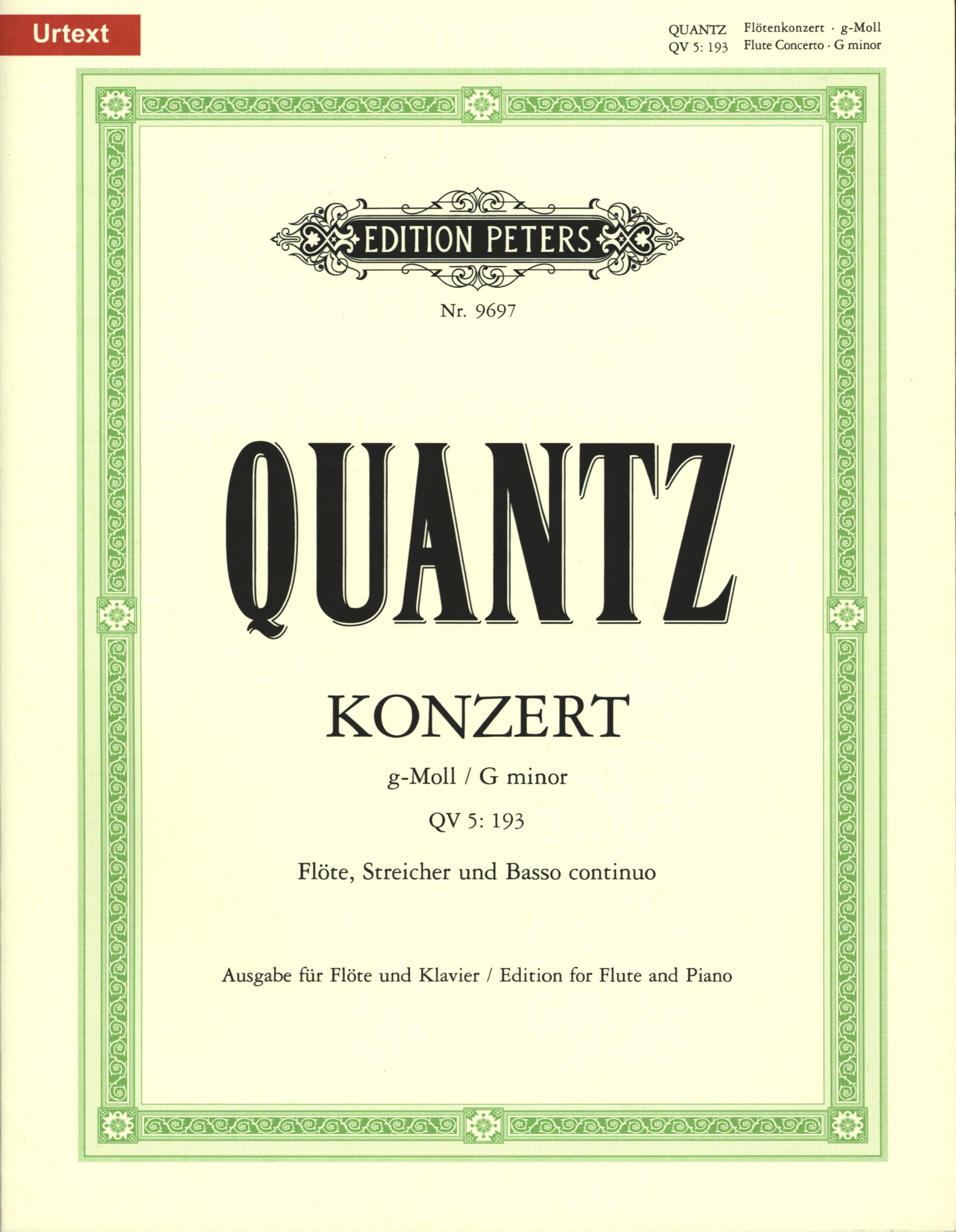 Quantz: Flute Concerto in G Minor, QV 5:193 – Ficks Music