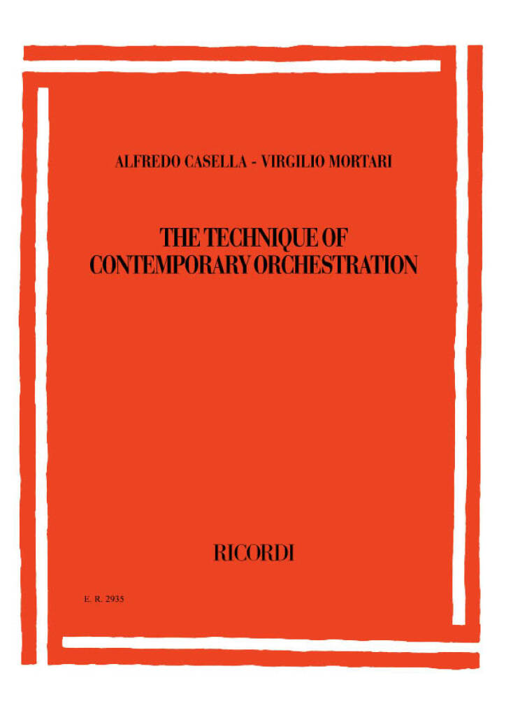 The Technique of Contemporary Orchestration
