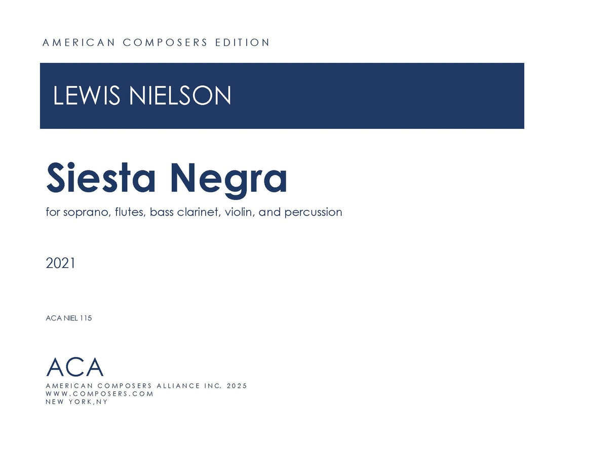 Nielson: Siesta Negra