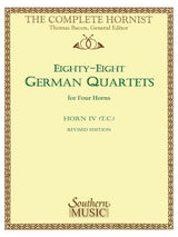 88 German Quartets (arr. for 4 horns)