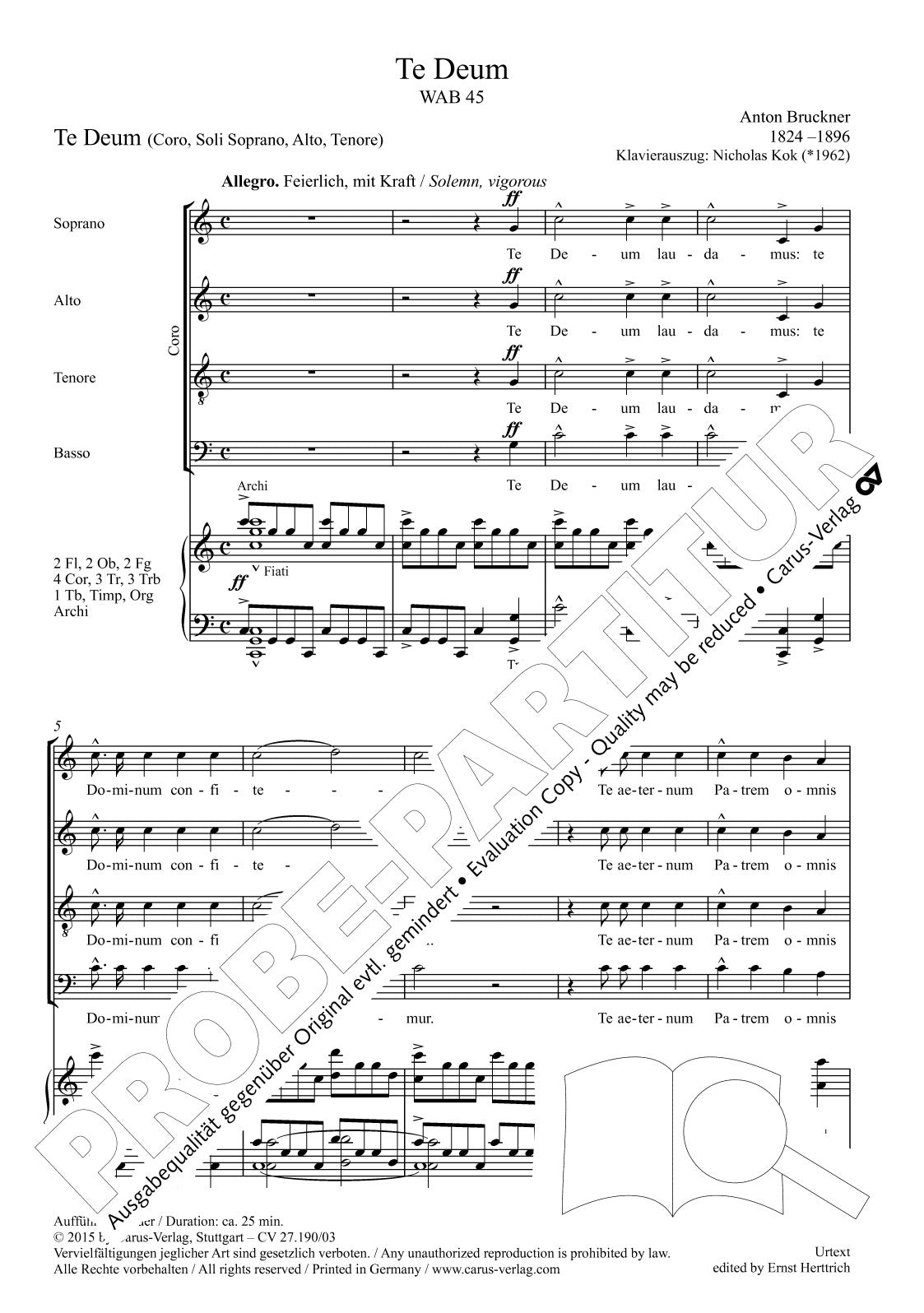 Bruckner: Te Deum, WAB 45