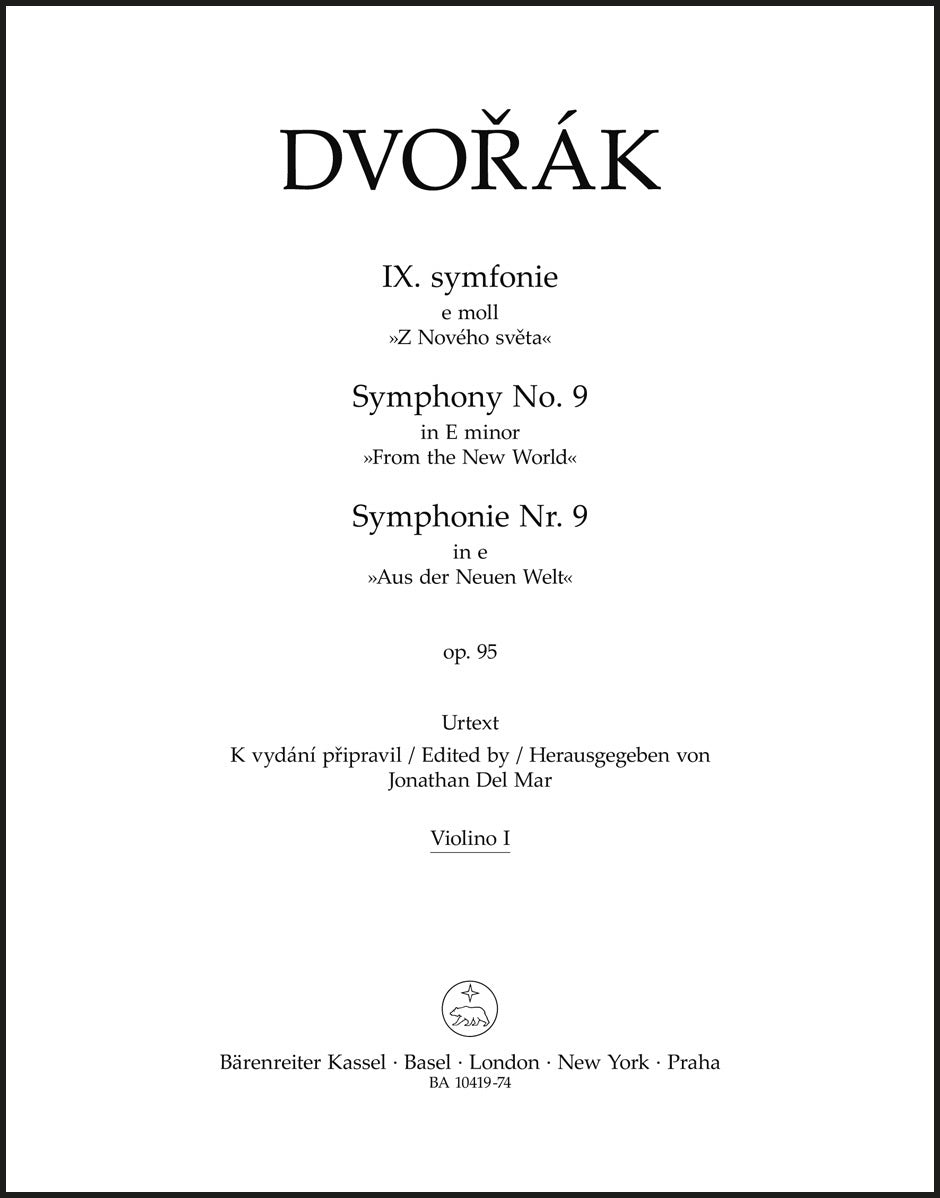 Dvořák: Symphony No. 9 in E Minor, Op. 95 – Ficks Music