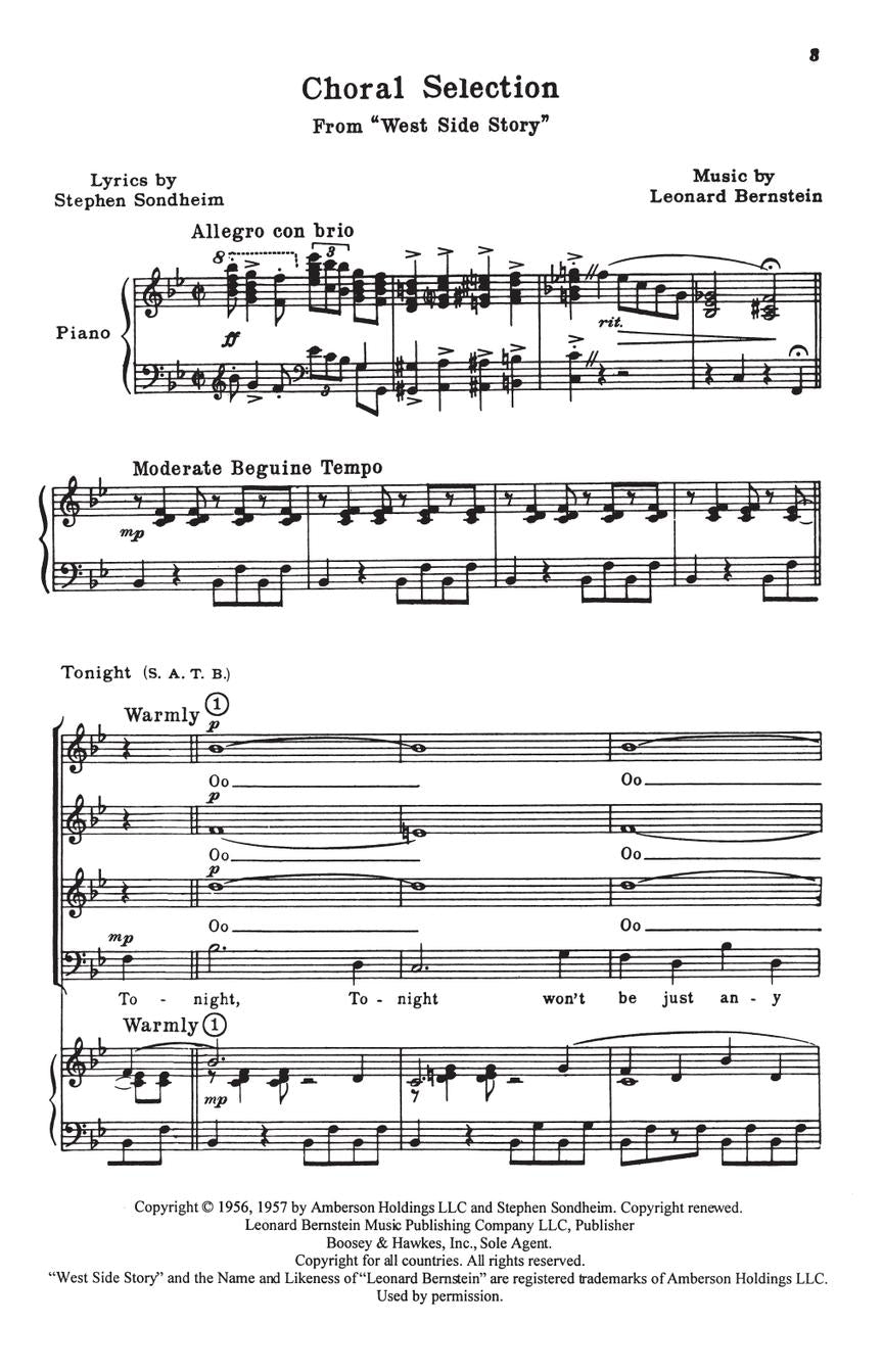 West Side Story – Choral Selections – Ficks Music