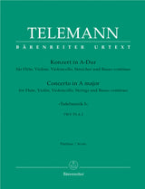 Telemann: Concerto for Flute, Violin, Cello, Strings and Basso continuo in A Major, TWV 53:A2