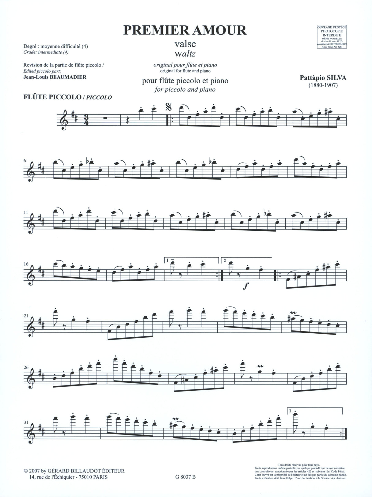 Silva: Premier amour