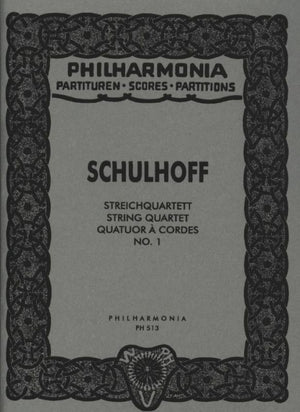 Schulhoff: String Quartet No. 1