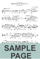 Brouwer: Motivos de Son No. 3