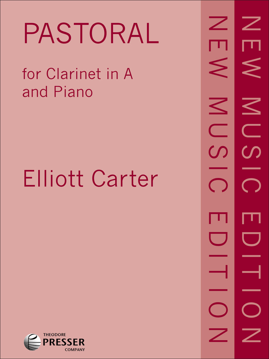 Carter: Pastoral for Clarinet in A & Piano
