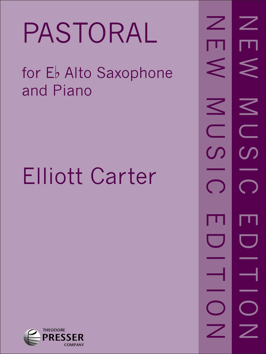 Carter: Pastoral for Alto Saxophone & Piano