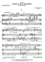 Zwilich: Sonata in Three Movements