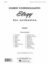 Corigliano: Elegy for Orchestra