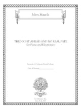 Mazzoli: The Night Ahead and No Real Fate (Version for Solo Piano)