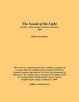 Mazzoli: The Sound of the Light