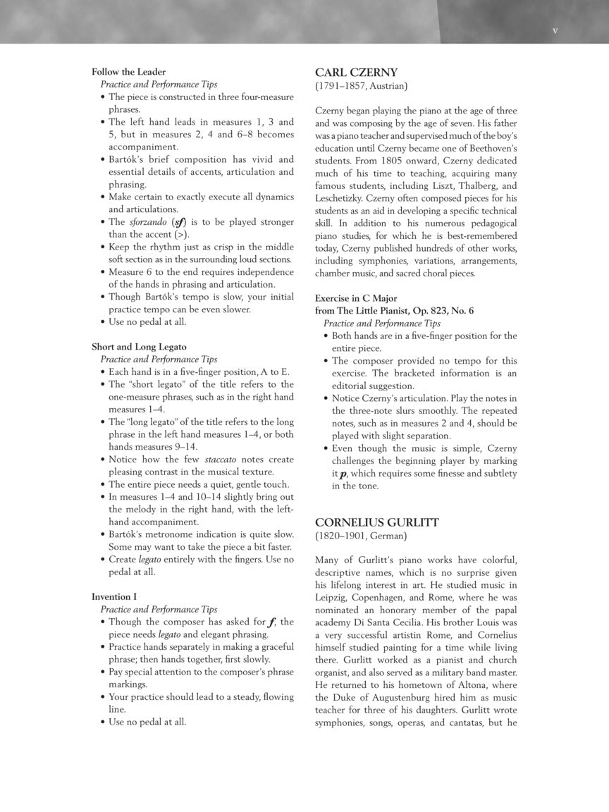 Baroque to Modern: Elementary Level