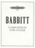 Babbitt: Composition for Guitar
