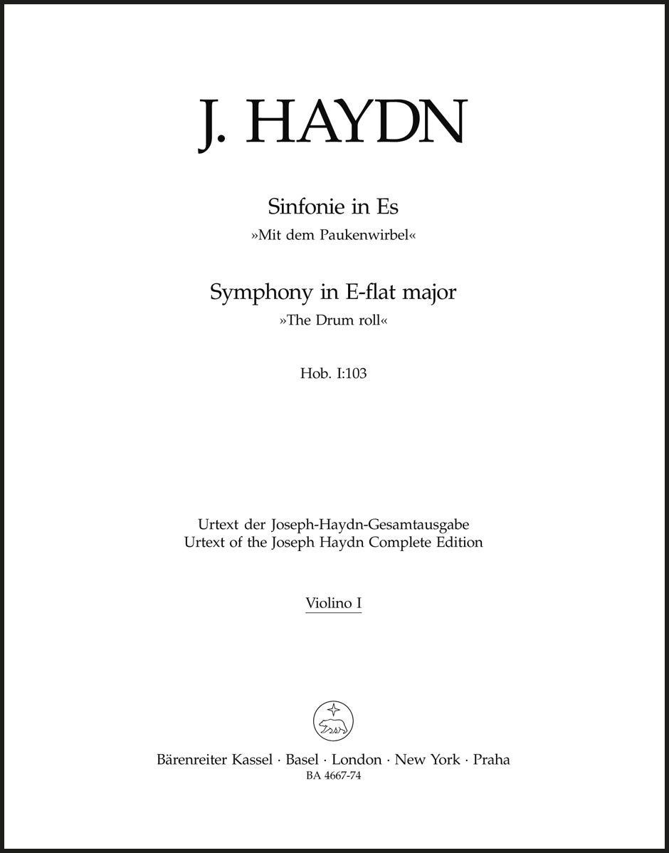 Haydn: London Symphony No. 11 in E-flat Major, Hob. I:103