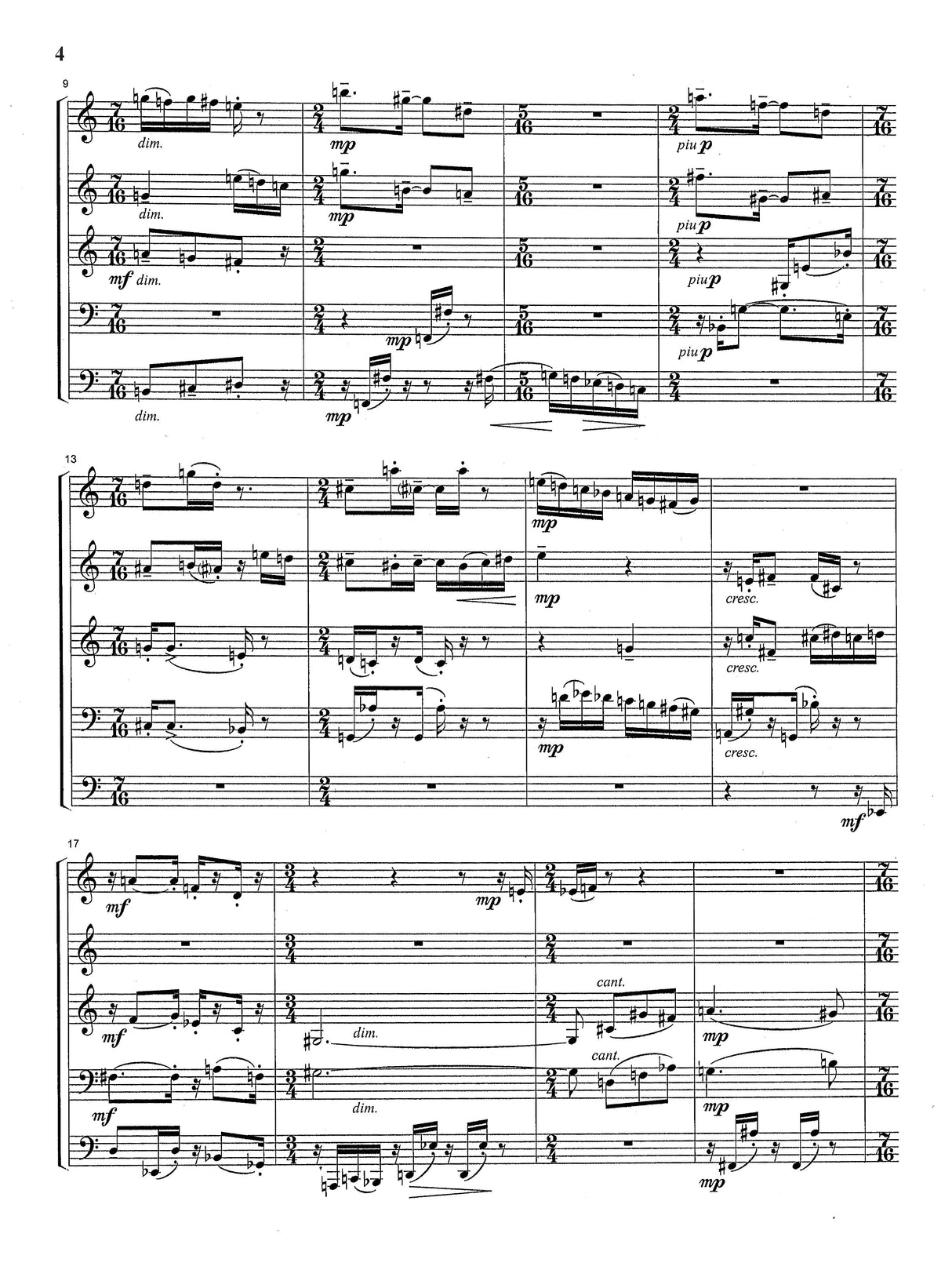 Fennelly: Thingamabob (Version for Brass Quintet)