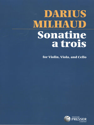 Milhaud: Sonatine à trois, Op. 221b
