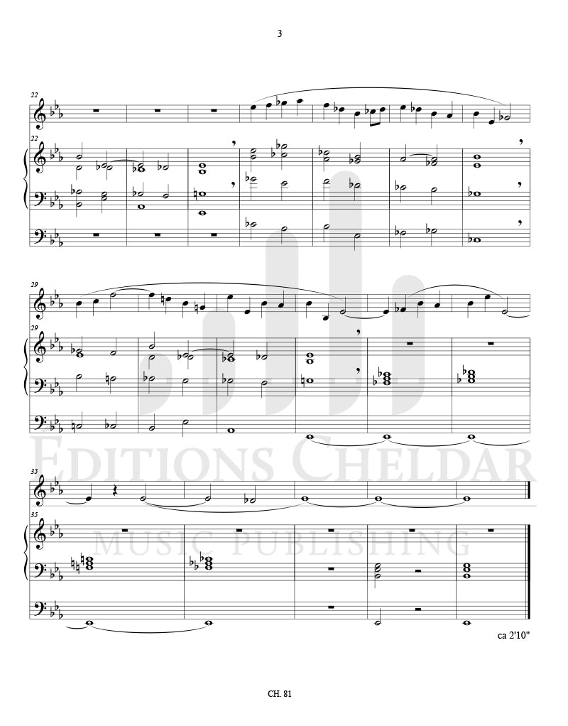 Bédard: Sept Vocalises