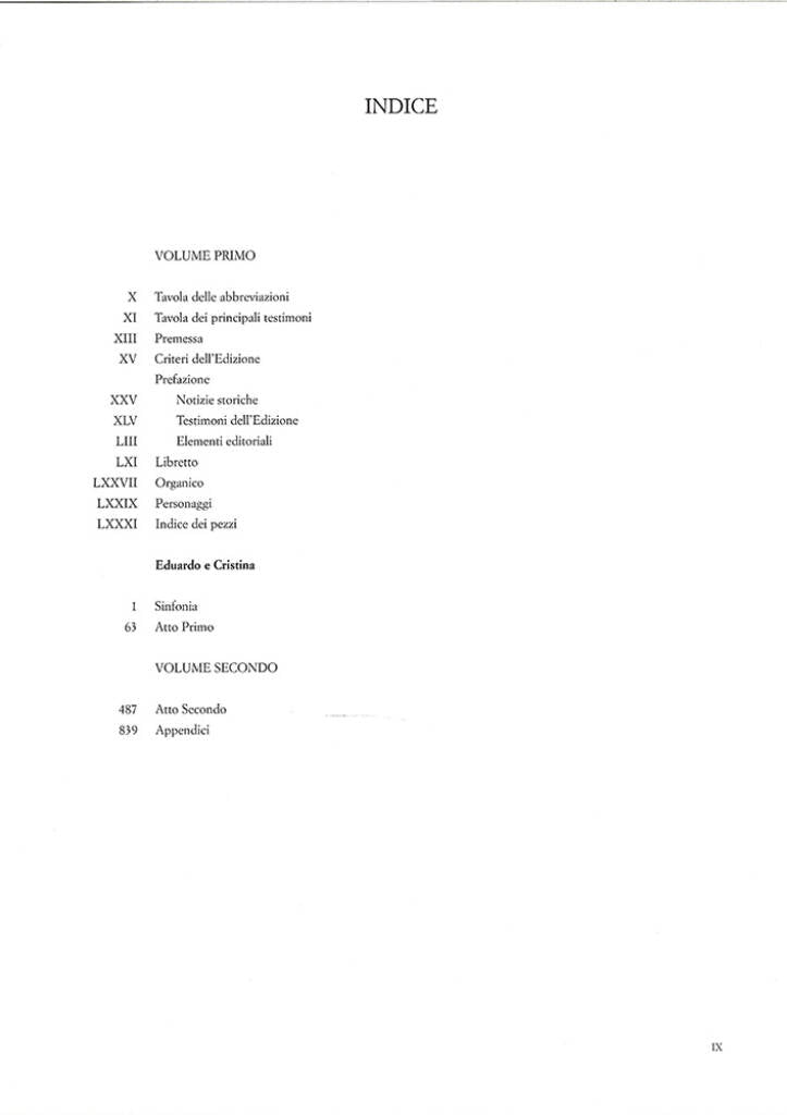 Rossini: Eduardo e Cristina