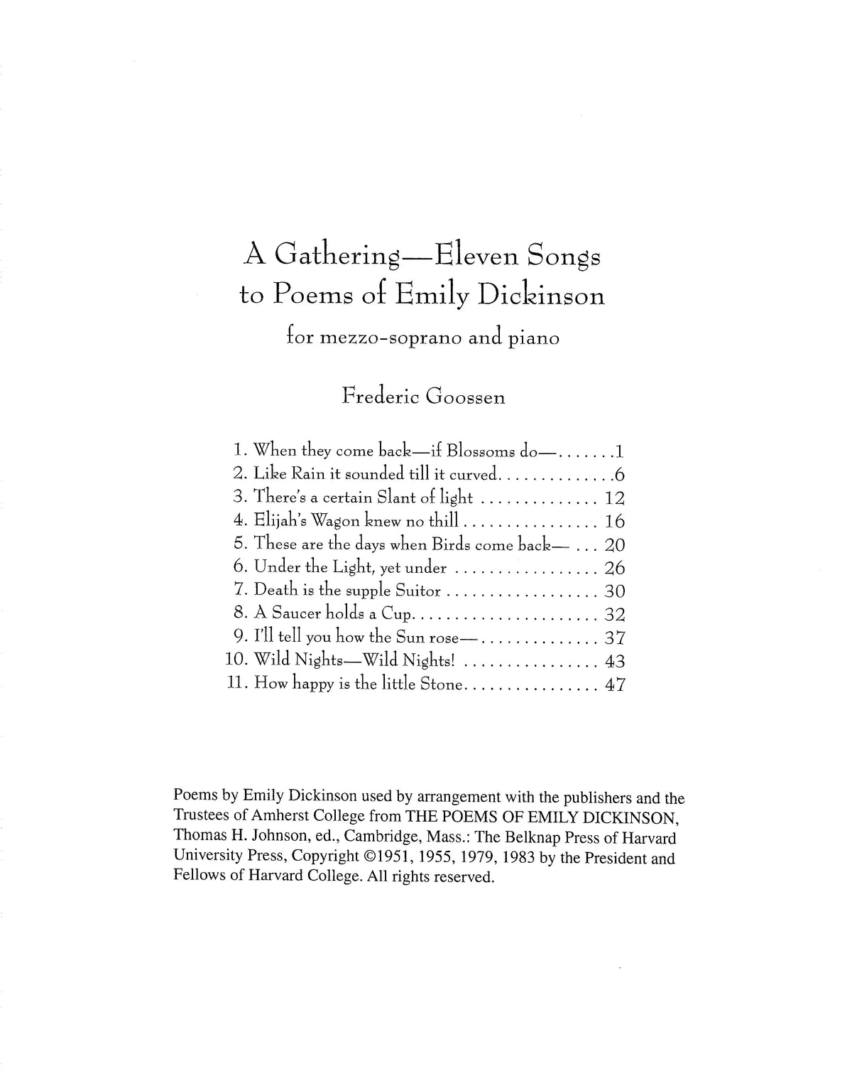 Goossen: Gathering