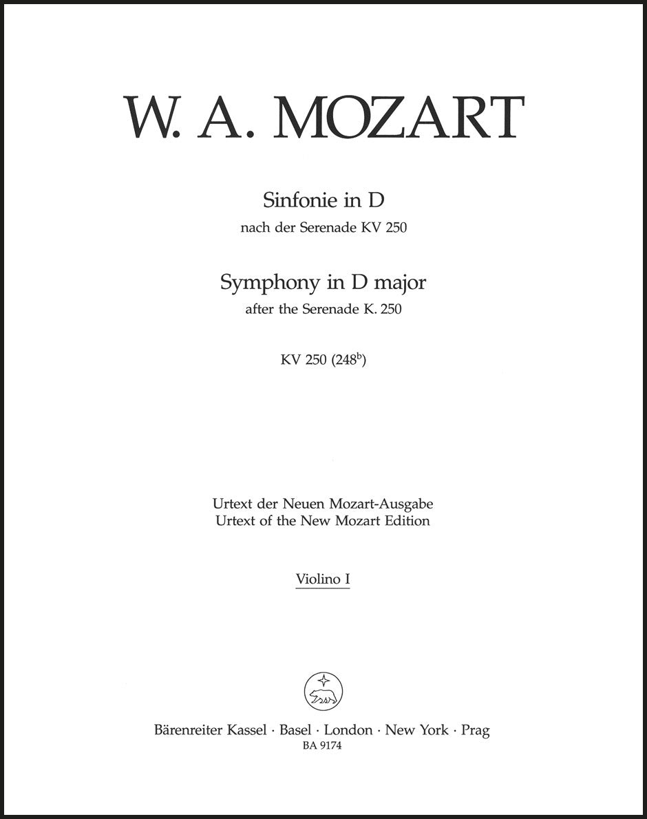 Mozart: Symphony in D Major