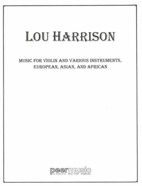 Harrison: Music for Violin and Various Instruments