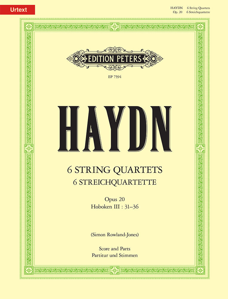 Haydn: 6 String Quartets, Hob. III:31–36, Op. 20