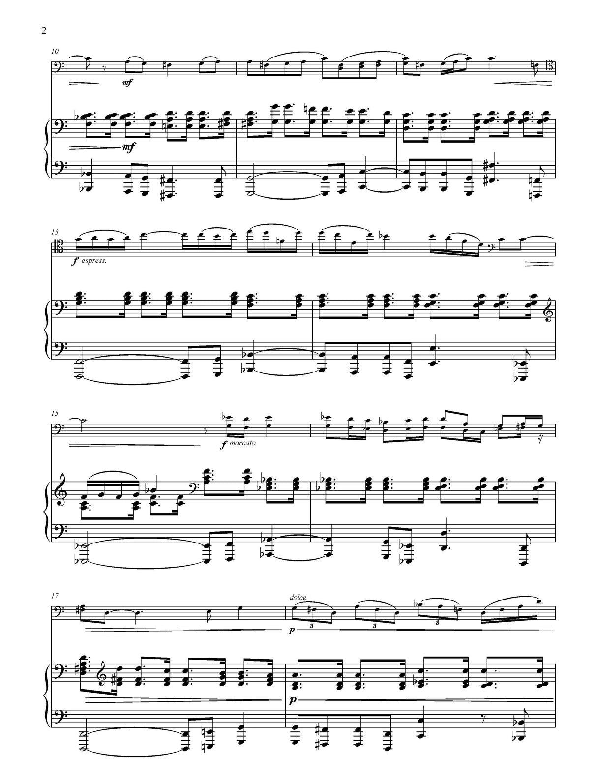 Stubblefield: Divertissement for Cello and Piano, Op. 8
