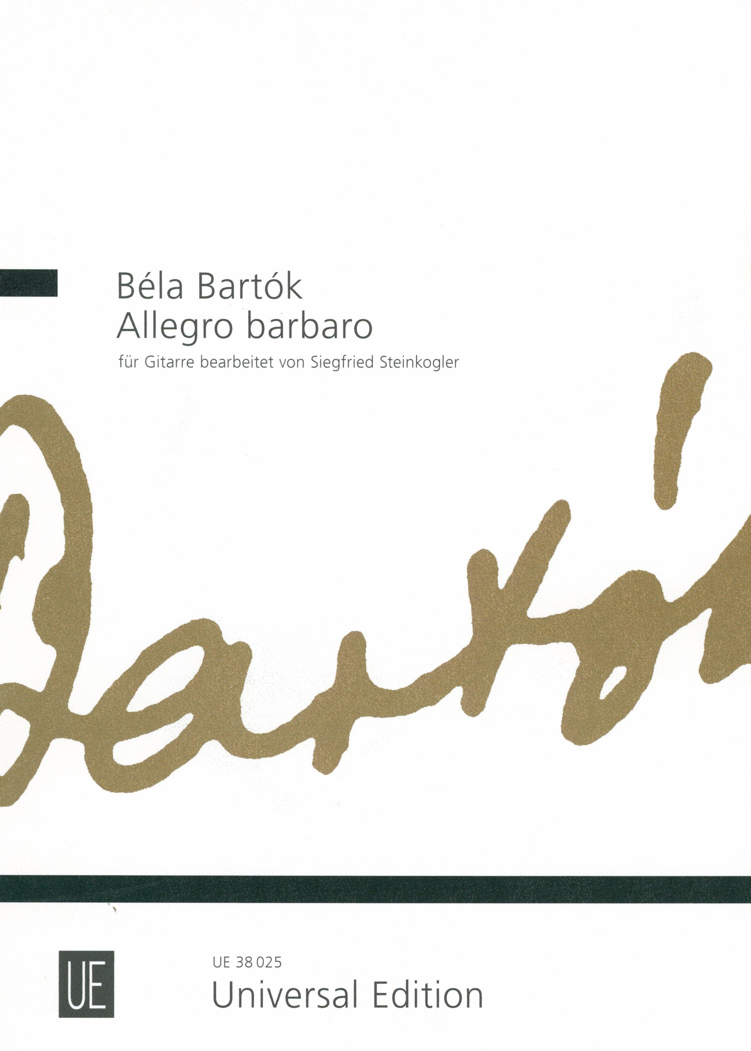 Bartók: Allegro barbaro, BB 63, Sz. 49 (arr. for guitar) – Ficks Music