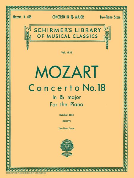 Mozart: Piano Concerto No. 18 in B-flat Major, K. 456