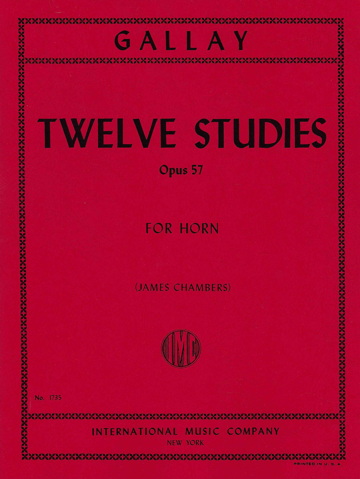Gallay: 12 Etudes, Op. 57