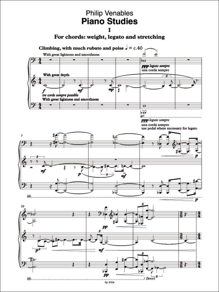 Venables: Piano Studies