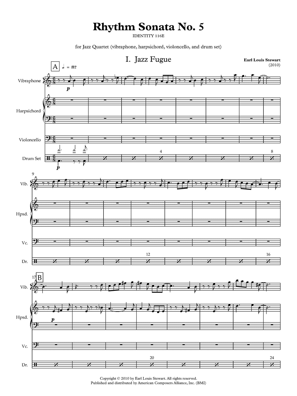 Stewart: Rhythm Sonata No. 5