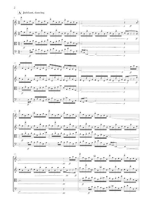 Snider: Drink the Wild Ayre (Version for String Quartet)