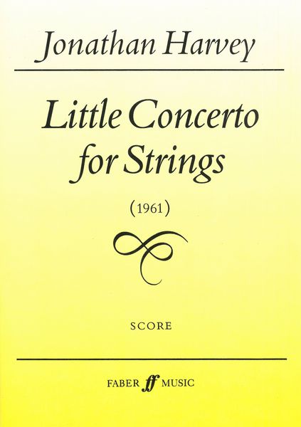 Harvey: Little Concerto for Strings