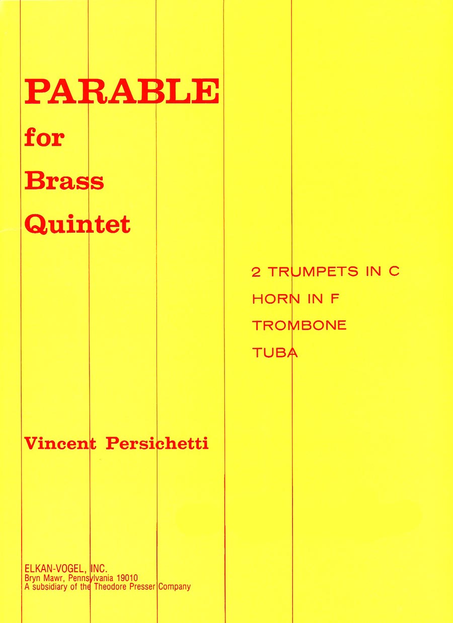 Persichetti: Parable II for Brass Quintet, Op. 108