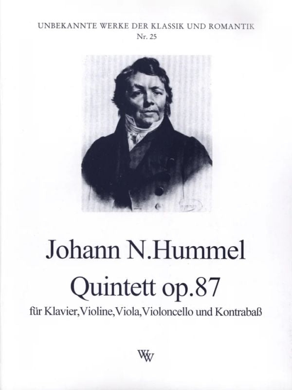Hummel: Piano Quintet in E-flat Minor, Op. 87