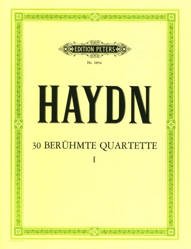 Haydn: Complete String Quartets - Volume 1 – Ficks Music
