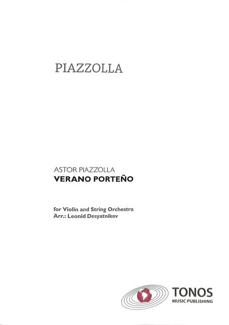 Piazzolla: Verano porteño (arr. for violin & orchestra)