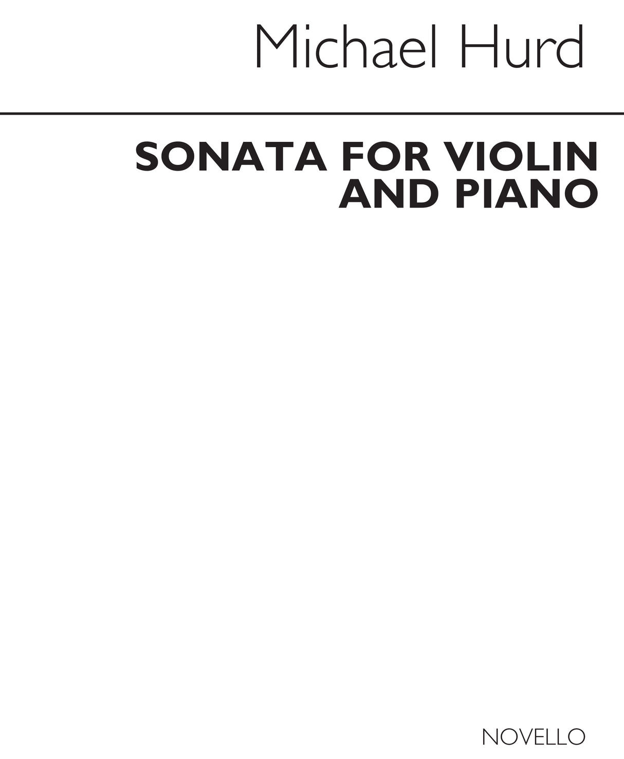 Hurd: Violin Sonata