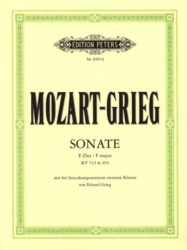 Mozart-Grieg: Piano Sonata, K533/494 (arr. for 2 pianos)