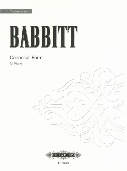 Babbitt: Canonical Form