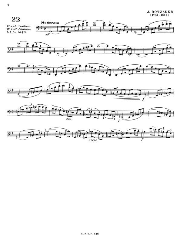 Technique of the Cello - Volume 2