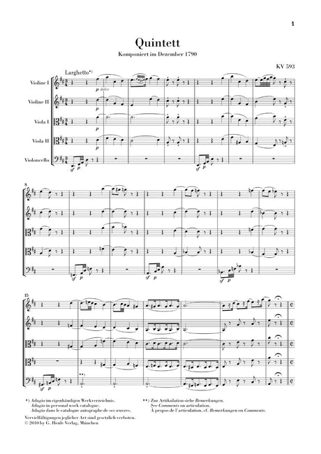 Mozart: String Quintets - Volume 3