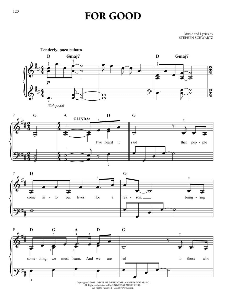 Wicked - Complete Movie Collection for Easy Piano