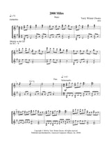 T.W. Owens: 2000 Miles (arr. for piano)